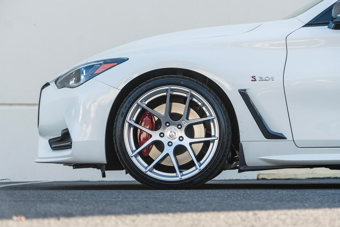 Infiniti Q60 ARK 270 19 inch wheel in Hyper Black