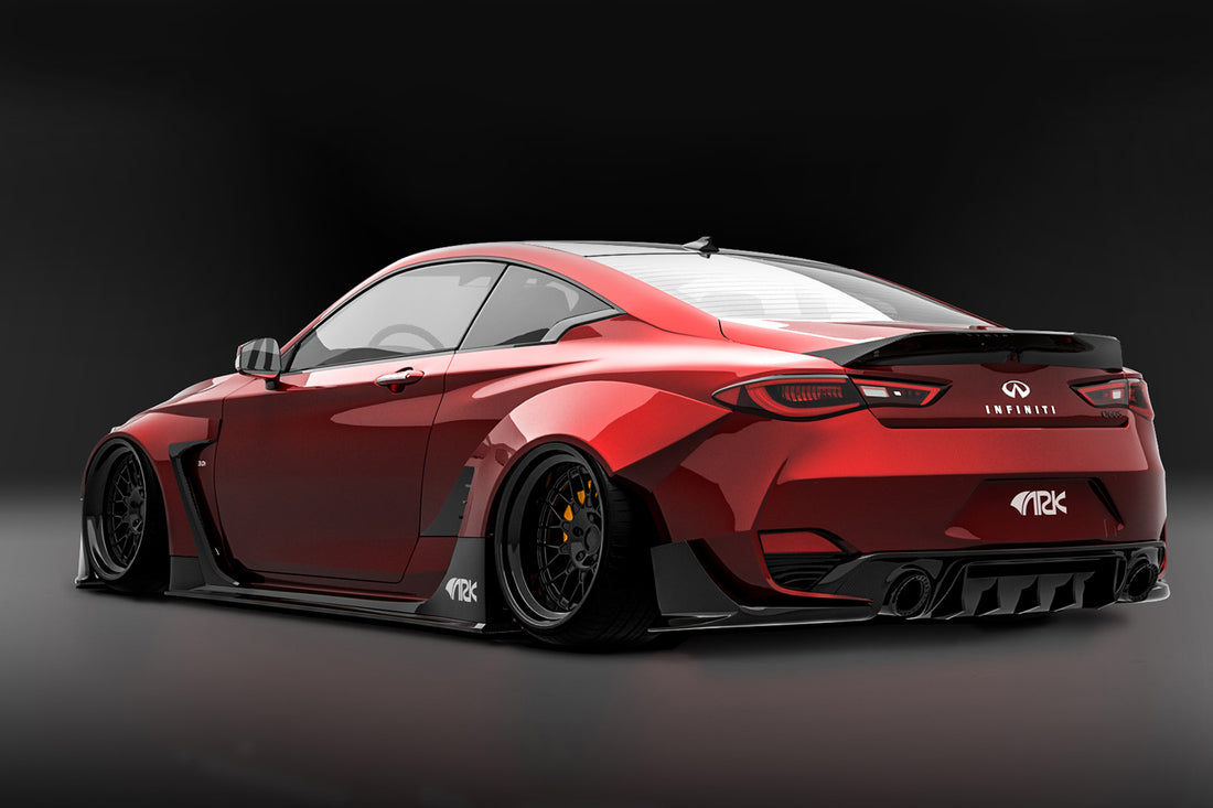 2017-2022 Infiniti Q60 Legato Wide Body Kit **Pre-Order**
