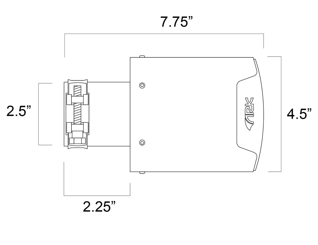 4.5" Slip-On Single Tip - ARK Performance