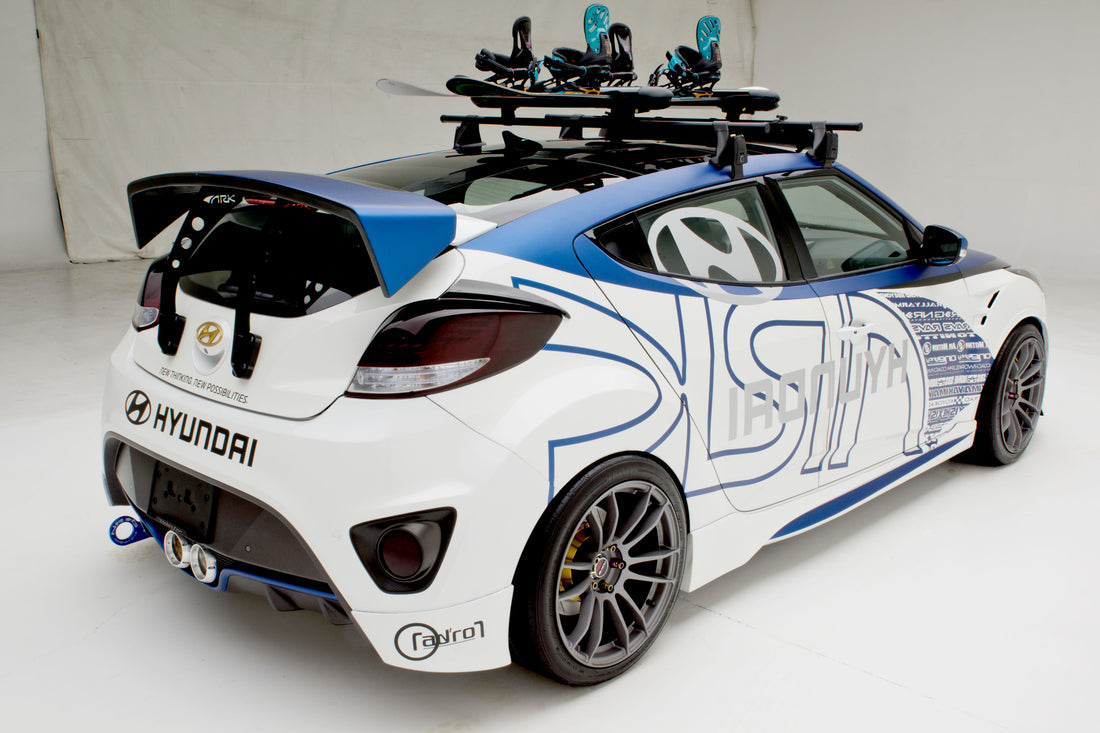 2013-2017 Hyundai Veloster Turbo C-FX Rear Bumper Side Extensions - ARK Performance