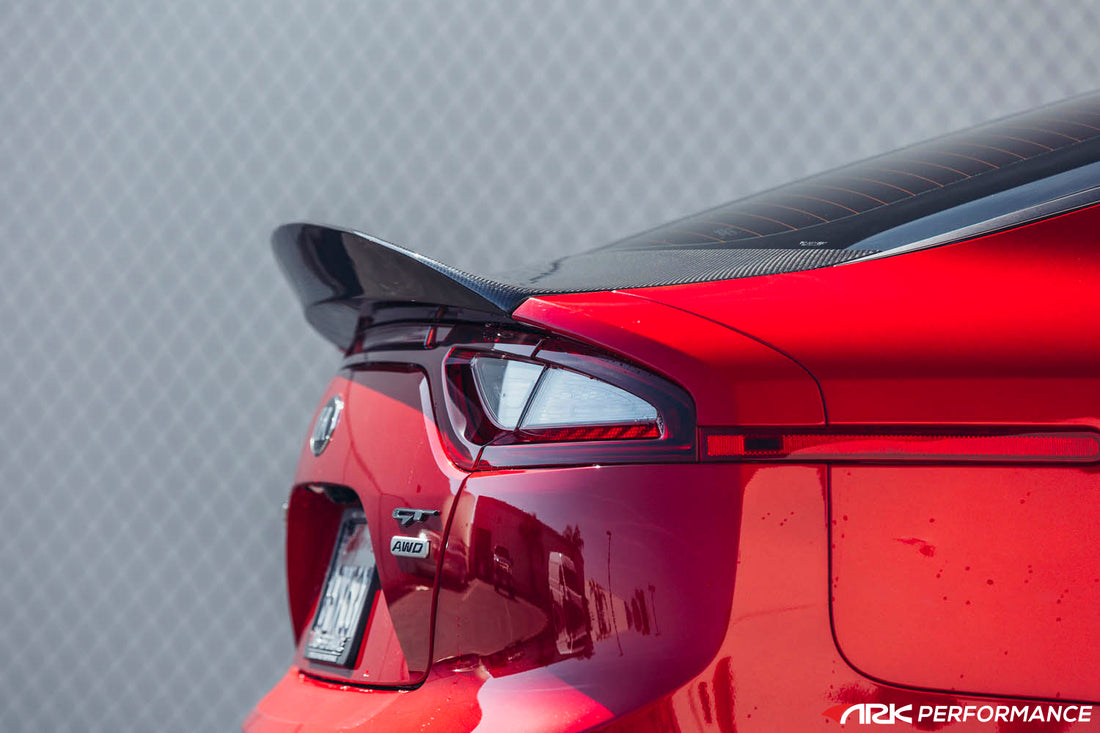 2018-2023 Kia Stinger Carbon Fiber Rear Trunk Decklid Type-B - ARK Performance