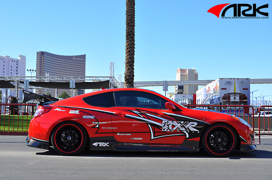 2010-2016 Hyundai Genesis Coupe C-FX Carbon Fiber Side Skirt - ARK Performance