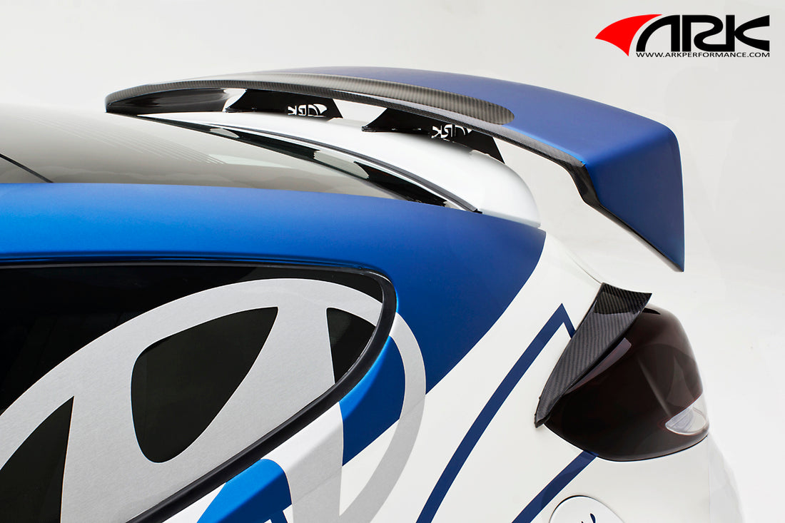2013-2017 Hyundai Veloster Turbo C-FX Carbon Fiber Rear Tail Lamp Canards - ARK Performance
