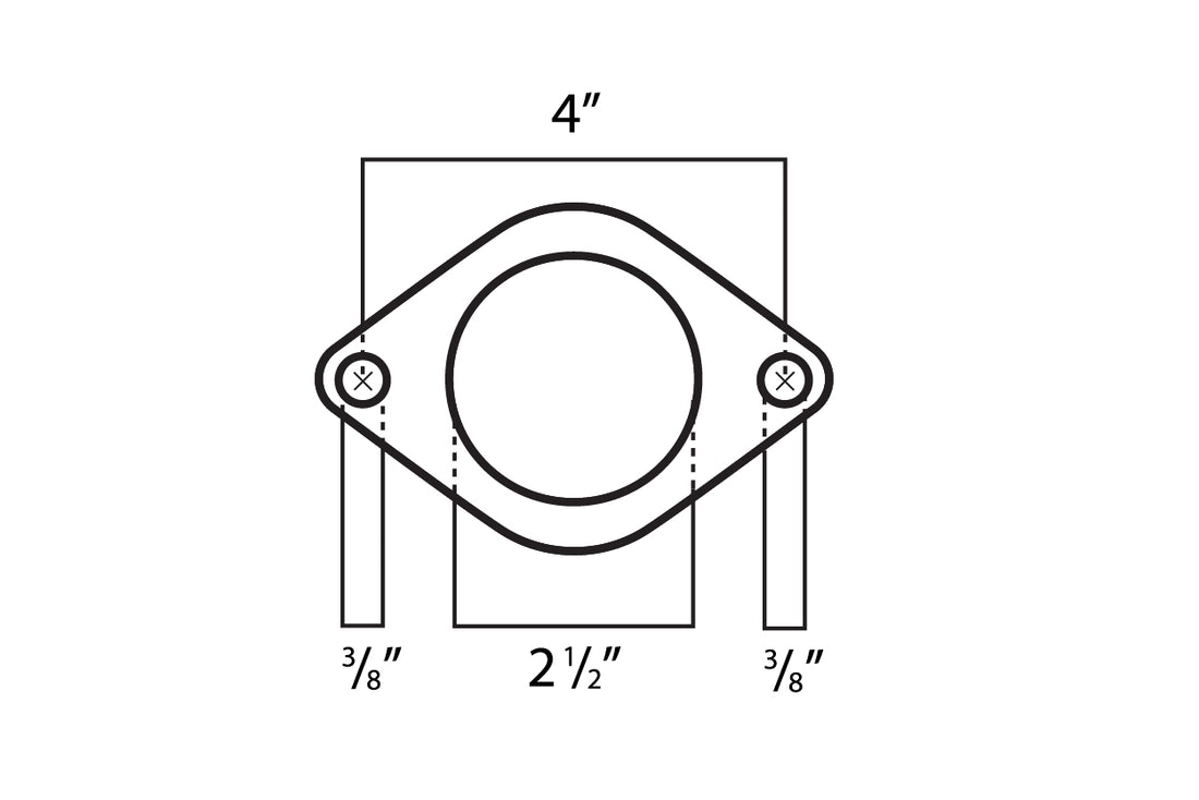 Gasket for 2.5" Test Pipes (Type B) - ARK Performance