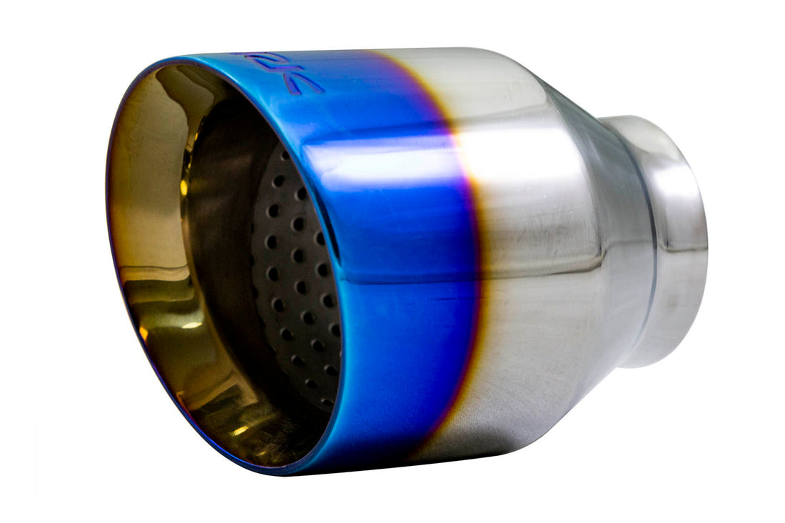 4.5" Universal Exhaust Tip ET003 (Burnt/Polish) - ARK Performance