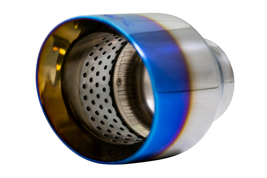 4.5" Universal Exhaust Tip ET003 (Burnt/Polish) - ARK Performance