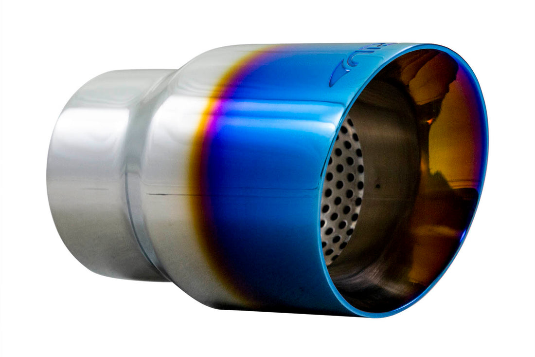 4" Universal Exhaust Tip ET006 (Burnt/Polish) - ARK Performance