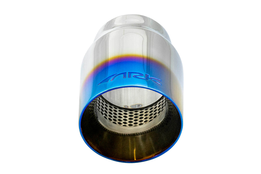 3.5" Universal Exhaust Tip ET007 (Burnt/Polish) - ARK Performance