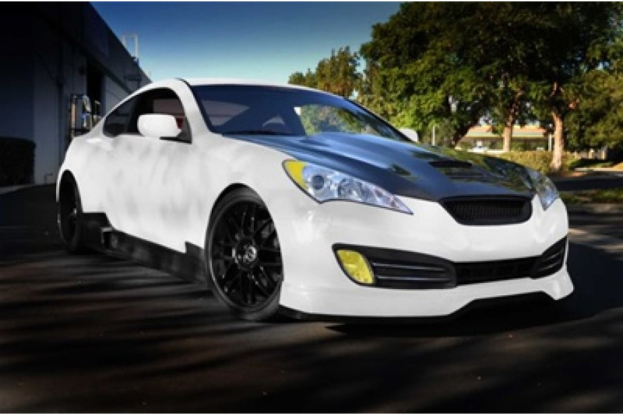 2010-2012 Hyundai Genesis Coupe C-FX Fiberglass Hood - ARK Performance