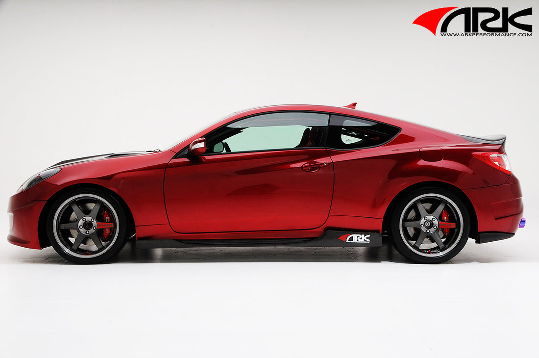 2010-2016 Hyundai Genesis Coupe S-FX Carbon Fiber Side Skirts - ARK Performance