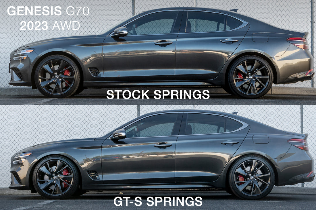 2019-2023 Genesis G70 GT-S Lowering Springs - ARK Performance