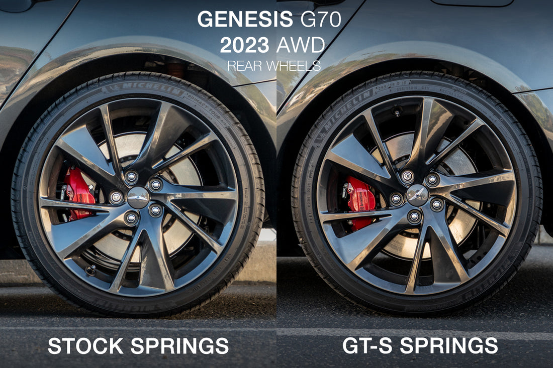 2019-2023 Genesis G70 GT-S Lowering Springs