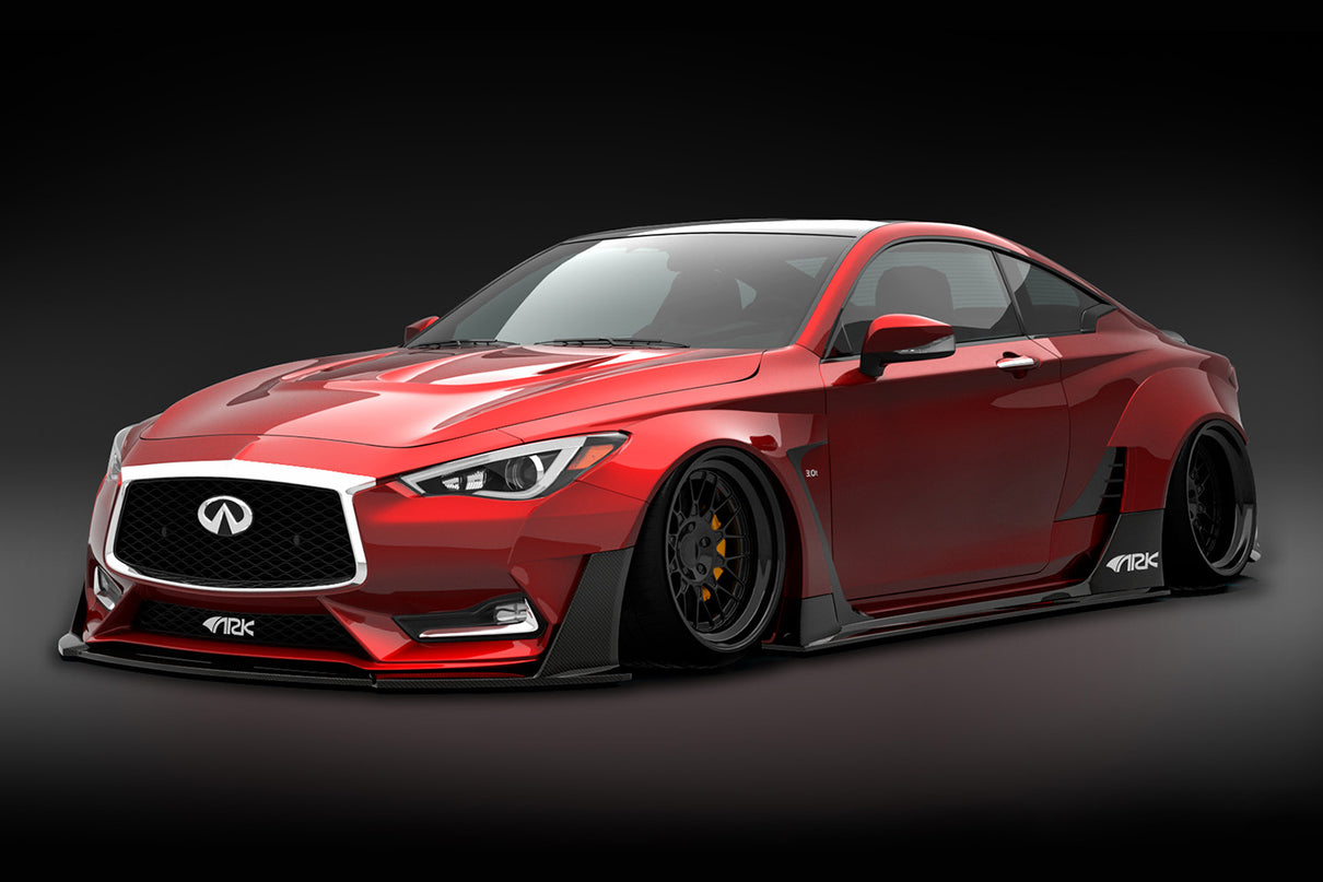 Moded Infinity Q60 2017-2022 Infiniti Q60 Legato Wide Body Kit | ARK Performance