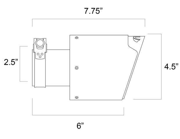 4.5" Slip-On Single Tip - ARK Performance