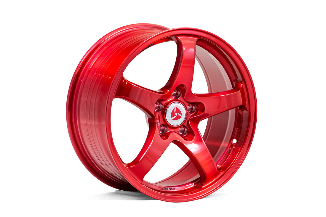 ARK Albatross AB-5SP Flow Forged 18 inch wheel in candy red