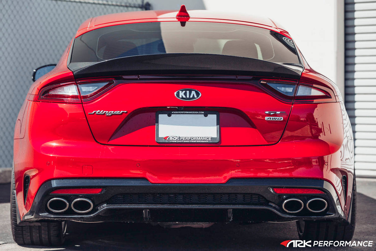 2018-2023 Kia Stinger Carbon Fiber Rear Trunk Decklid Type-B - ARK Performance
