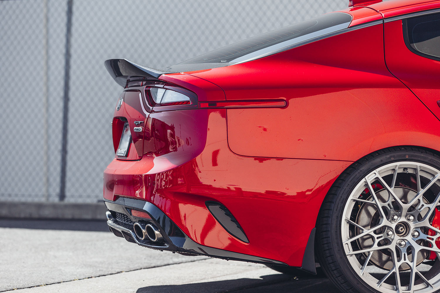 2018-2022 Kia Stinger Carbon Fiber Rear Trunk Decklid Type-C - ARK Performance