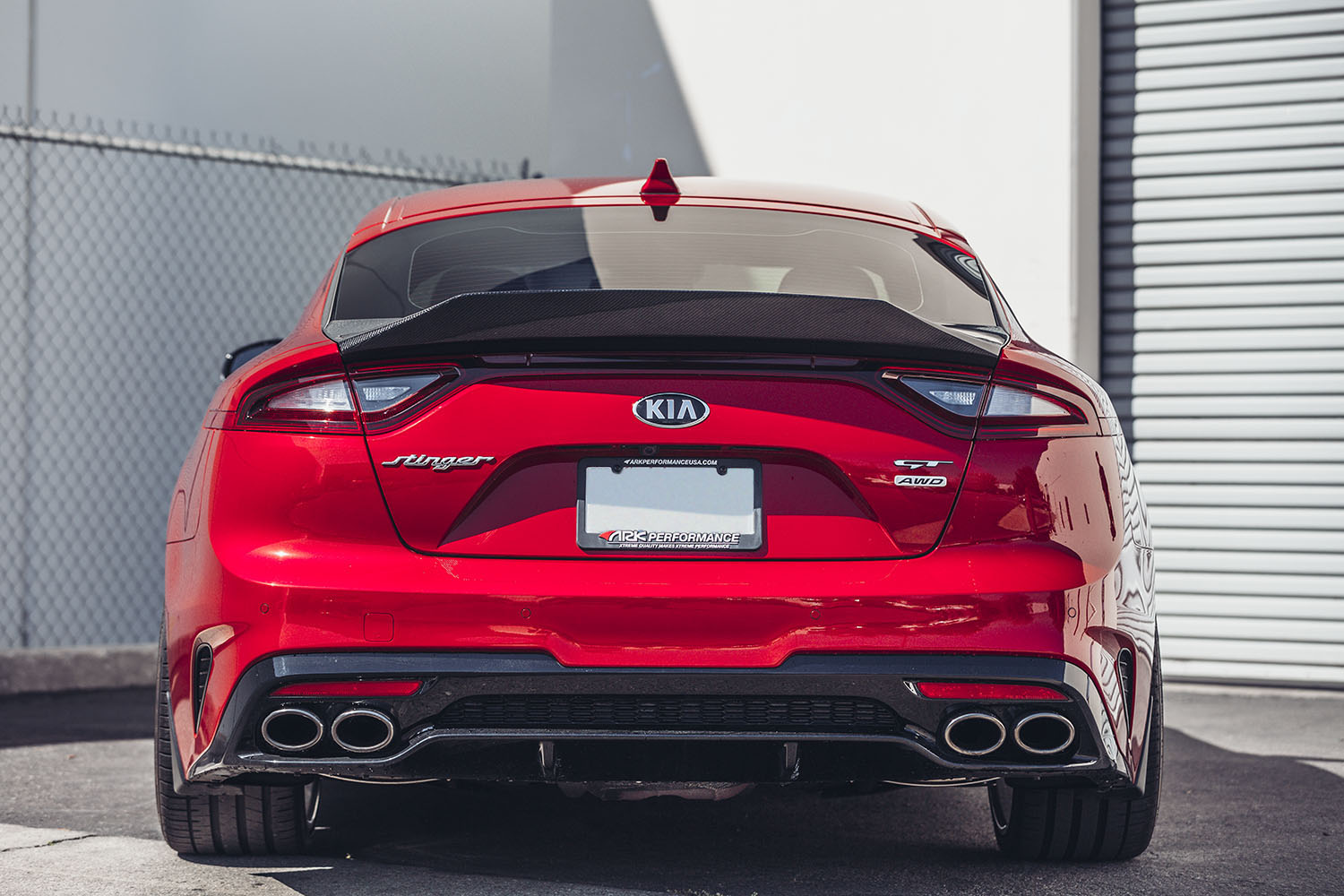 2018-2022 Kia Stinger Carbon Fiber Rear Trunk Decklid Type-C - ARK Performance