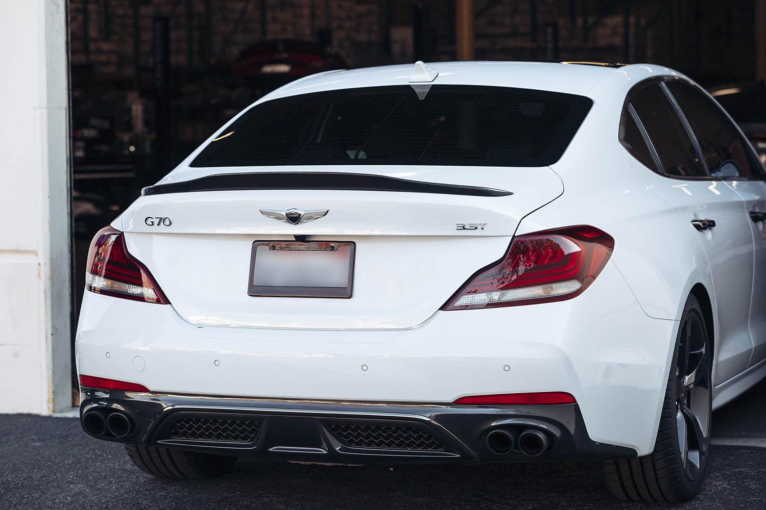 2019-2021 Genesis G70 Carbon Fiber Rear Spoiler  D-Style - ARK Performance