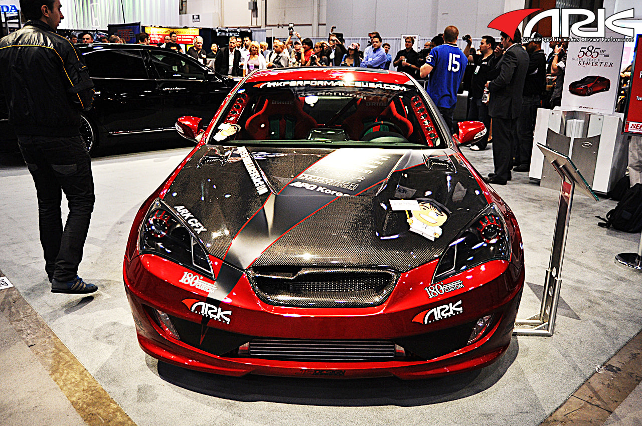 2010-2012 Hyundai Genesis Coupe C-FX Carbon Fiber Front Grille - ARK Performance