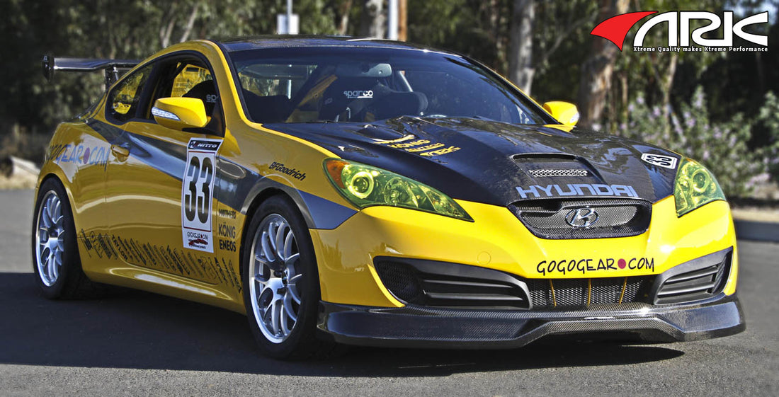2010-2012 Hyundai Genesis Coupe C-FX Carbon Fiber Hood