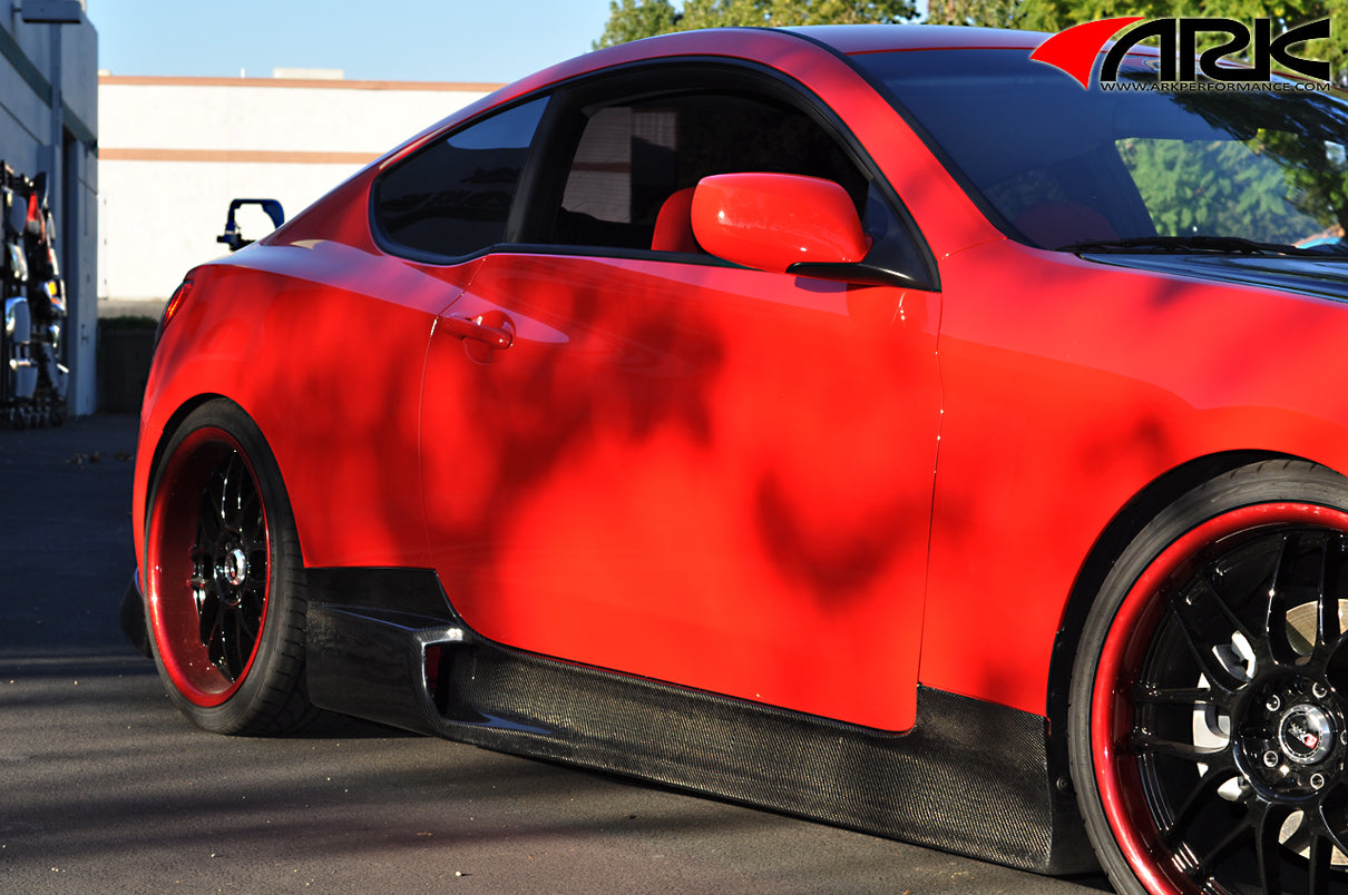 2010-2016 Hyundai Genesis Coupe C-FX Carbon Fiber Side Skirt - ARK Performance