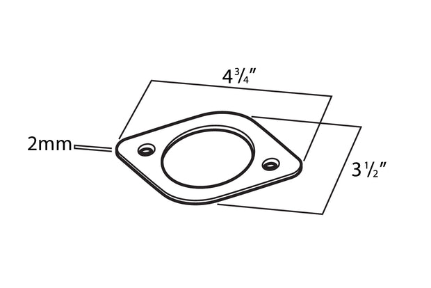 Gasket for 2.5" Piping (Type A) - ARK Performance