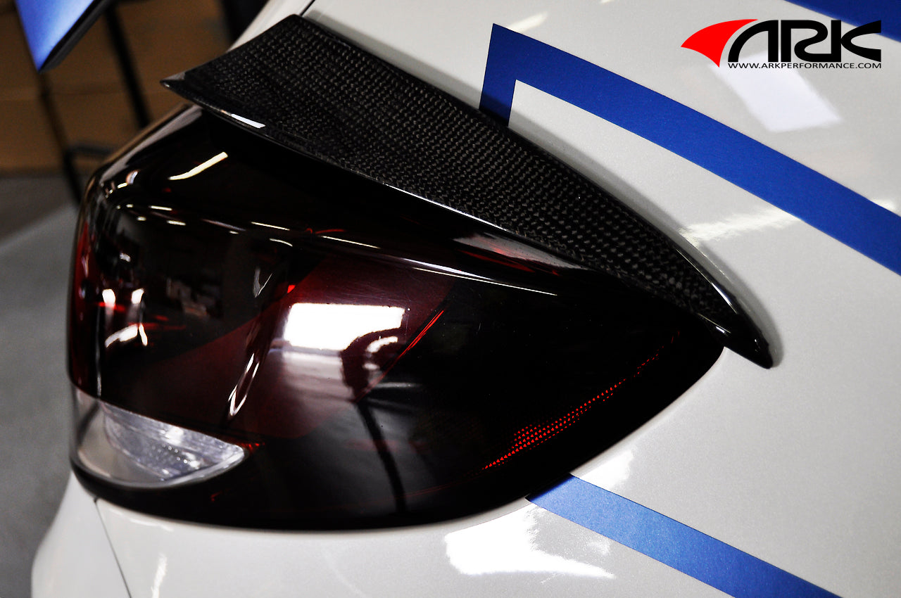2012-2017 Hyundai Veloster C-FX Carbon Fiber  Rear Tail Lamp Canards - ARK Performance