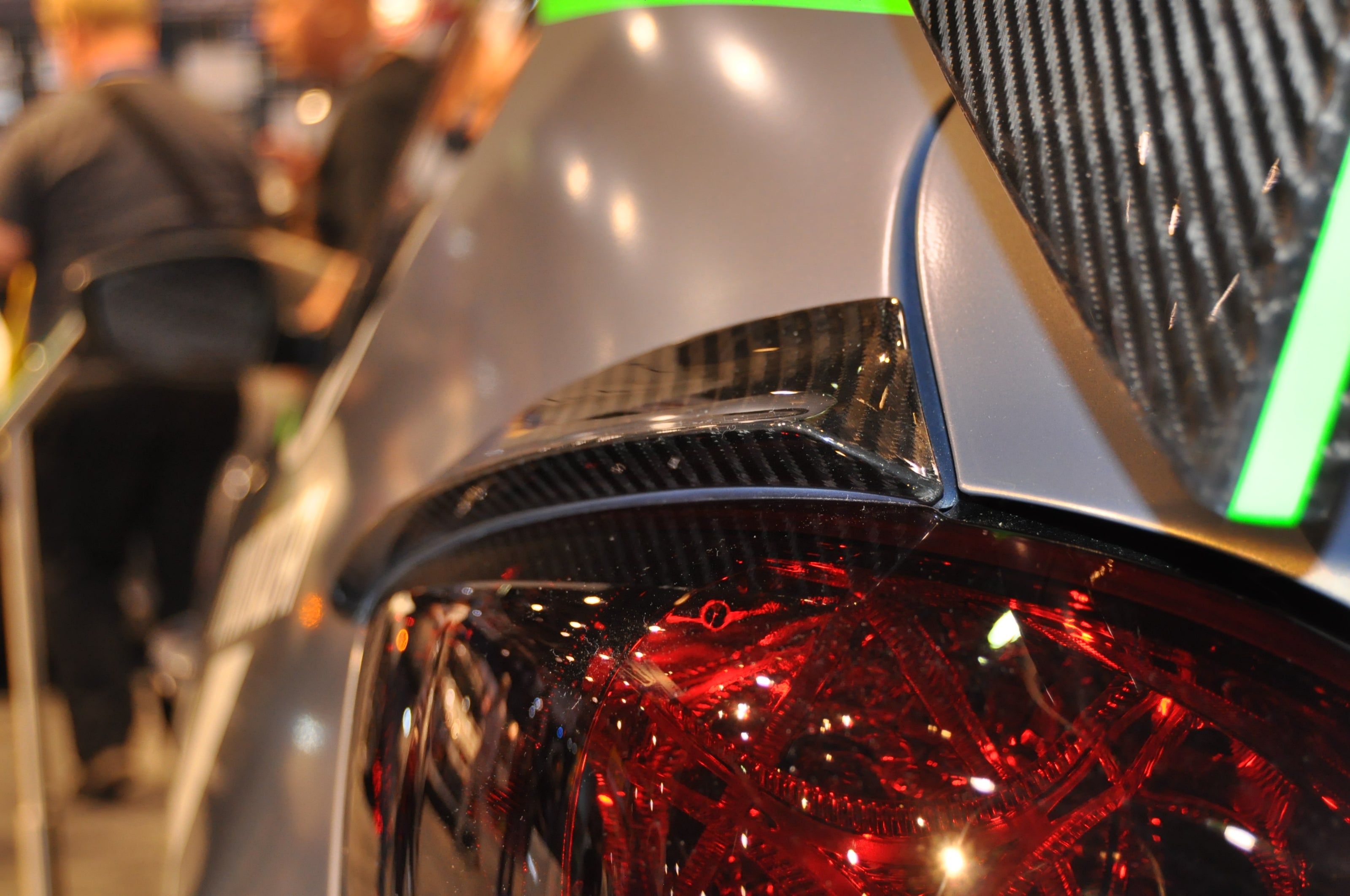 2012-2017 Hyundai Veloster C-FX Carbon Fiber  Rear Tail Lamp Canards - ARK Performance