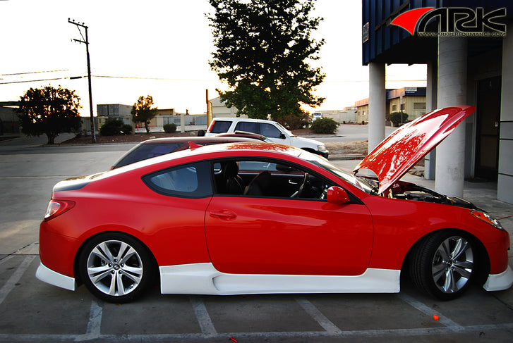 2010-2016 Hyundai Genesis Coupe C-FX Fiberglass Side Skirts - ARK Performance