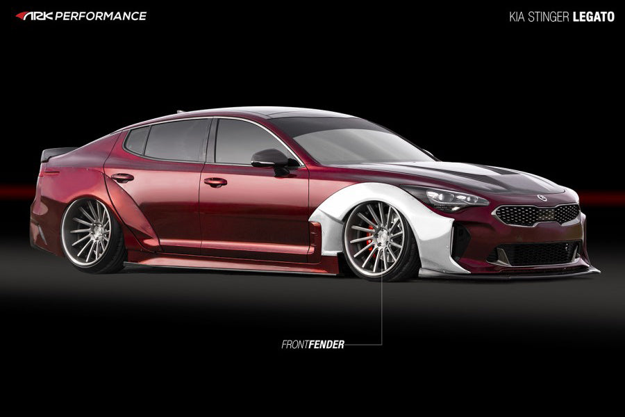 2018-2023 Kia Stinger Legato Front Wide Fender Set - ARK Performance