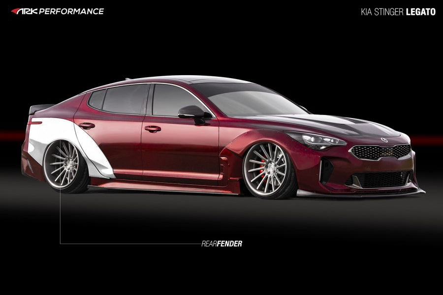 2018-2023 Kia Stinger Legato Rear Wide Fender Set - ARK Performance
