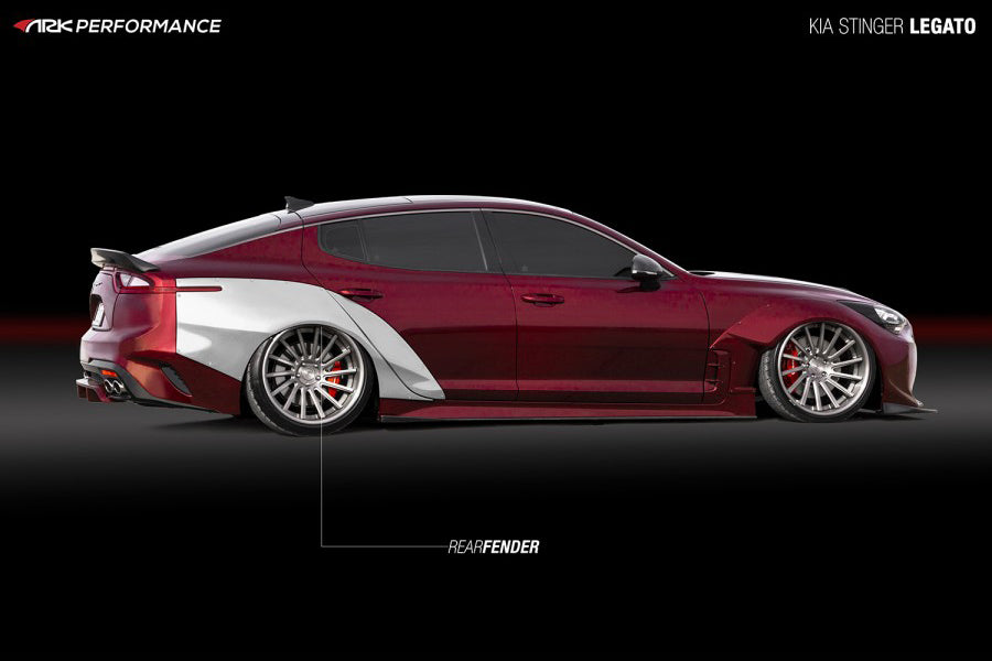 2018-2023 Kia Stinger Legato Rear Wide Fender Set - ARK Performance