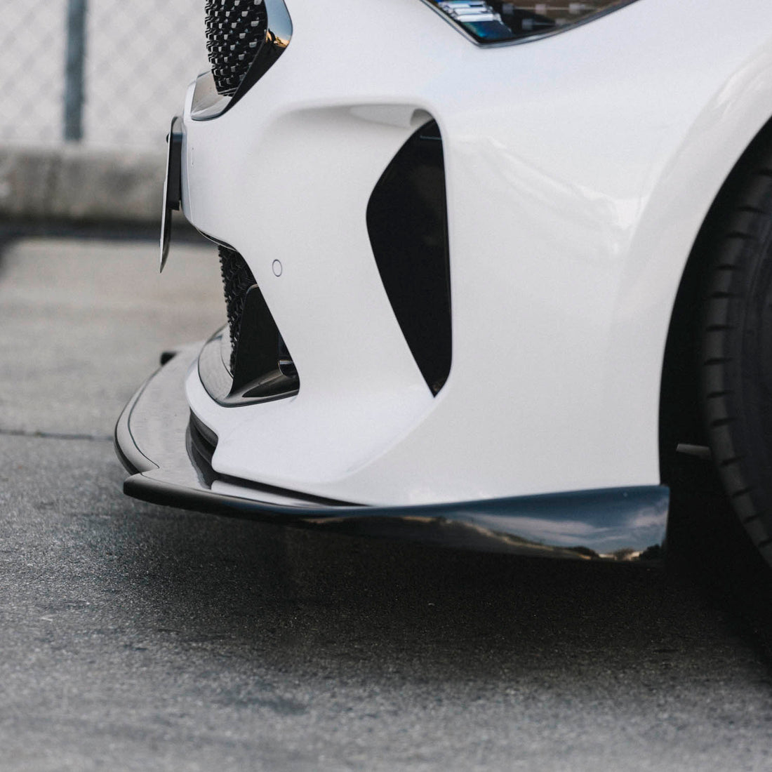 2018-2023 Kia Stinger Legato Carbon Fiber Front Lip - ARK Performance