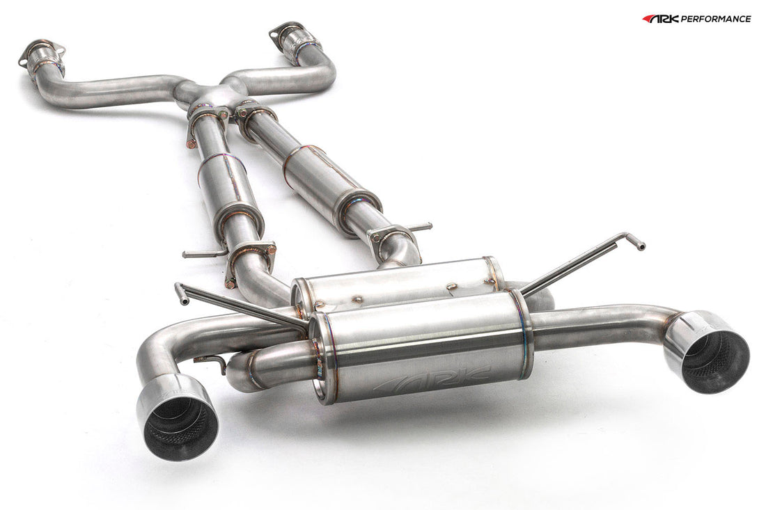 Product Image of the ARK DT-S Exhaust System for 2009-2020 Nissan 370z. Part Number is SM0901-0109D