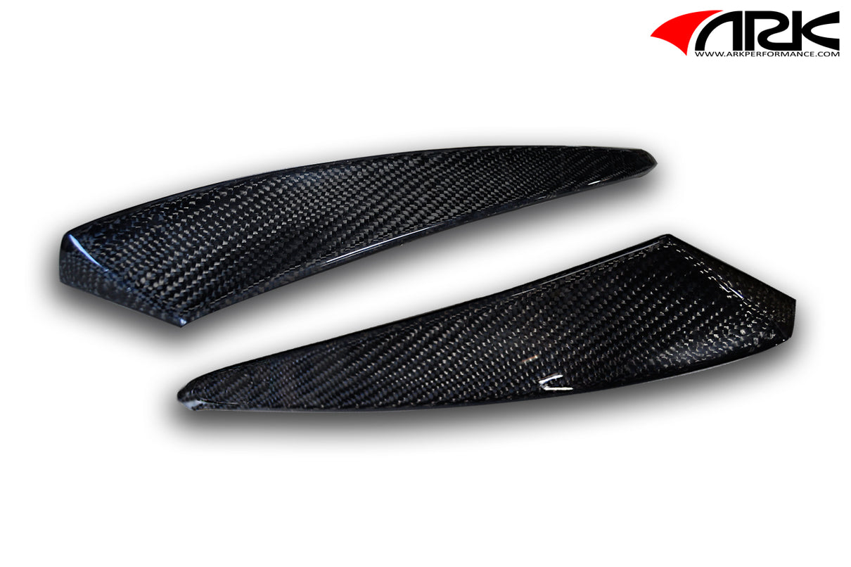 2013-2017 Hyundai Veloster Turbo C-FX Carbon Fiber Rear Tail Lamp Canards - ARK Performance