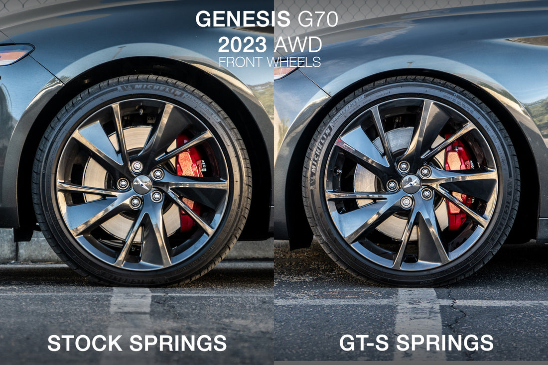 2019-2023 Genesis G70 GT-S Lowering Springs ( Pre-order )